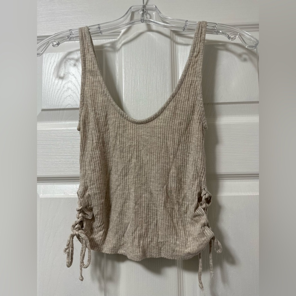 Urban Outfitters Ribbed Tan Tank Top